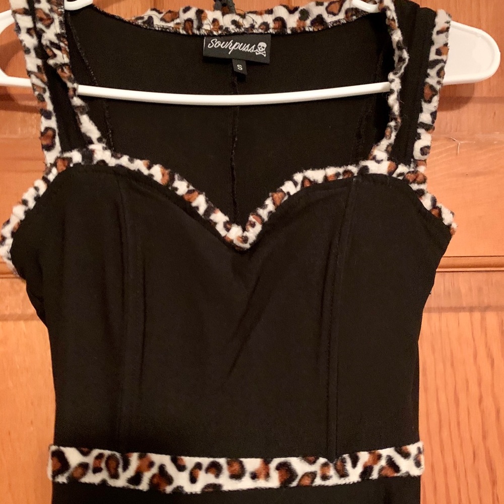 Rockabilly leopard dress